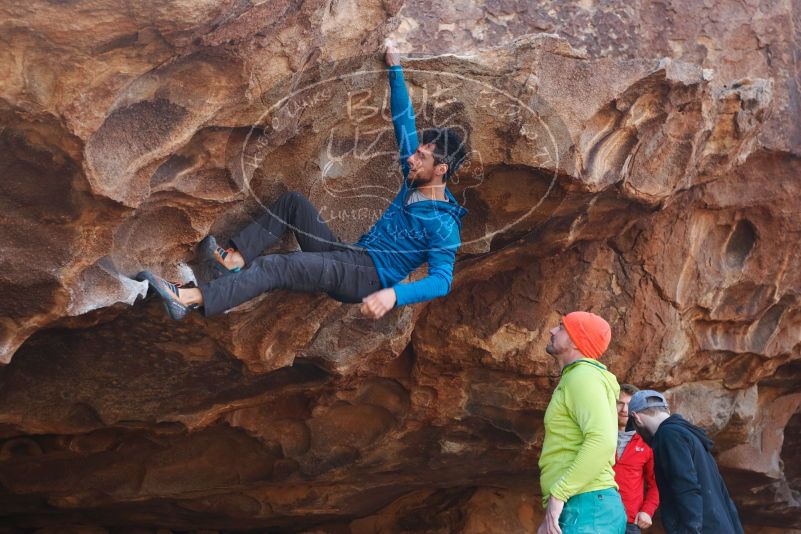 Bouldering in Hueco Tanks on 12/11/2019 with Blue Lizard Climbing and Yoga

Filename: SRM_20191211_1403410.jpg
Aperture: f/4.0
Shutter Speed: 1/250
Body: Canon EOS-1D Mark II
Lens: Canon EF 50mm f/1.8 II