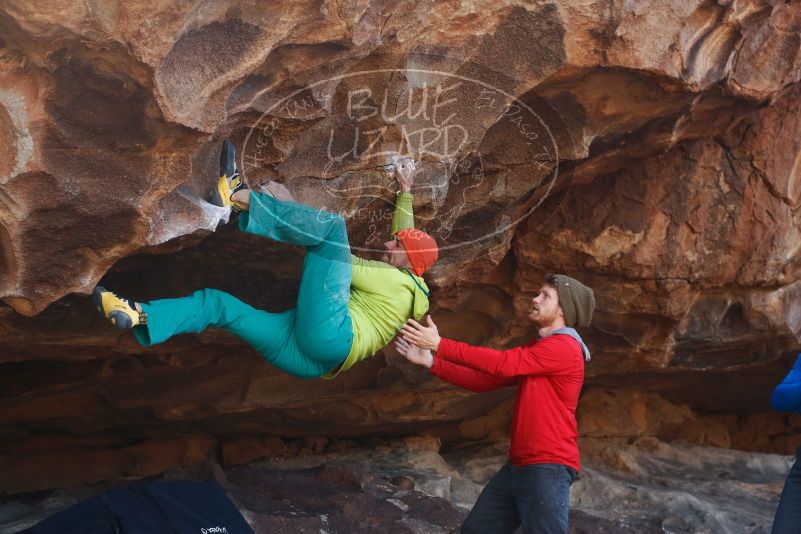 Bouldering in Hueco Tanks on 12/11/2019 with Blue Lizard Climbing and Yoga
Filename: SRM_20191211_1409420.jpg
Aperture: f/4.0
Shutter Speed: 1/250
Body: Canon EOS-1D Mark II
Lens: Canon EF 50mm f/1.8 II