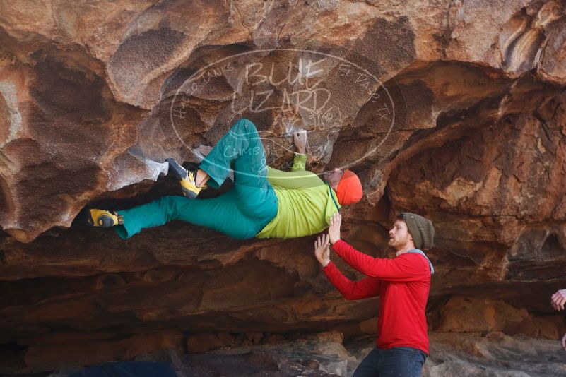 Bouldering in Hueco Tanks on 12/11/2019 with Blue Lizard Climbing and Yoga
Filename: SRM_20191211_1409450.jpg
Aperture: f/4.0
Shutter Speed: 1/250
Body: Canon EOS-1D Mark II
Lens: Canon EF 50mm f/1.8 II