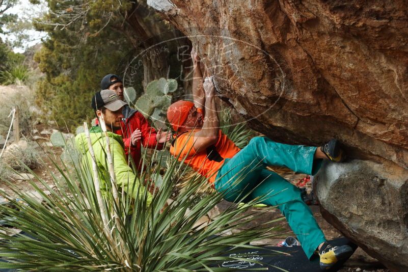 Bouldering in Hueco Tanks on 12/11/2019 with Blue Lizard Climbing and Yoga

Filename: SRM_20191211_1611020.jpg
Aperture: f/4.5
Shutter Speed: 1/500
Body: Canon EOS-1D Mark II
Lens: Canon EF 50mm f/1.8 II