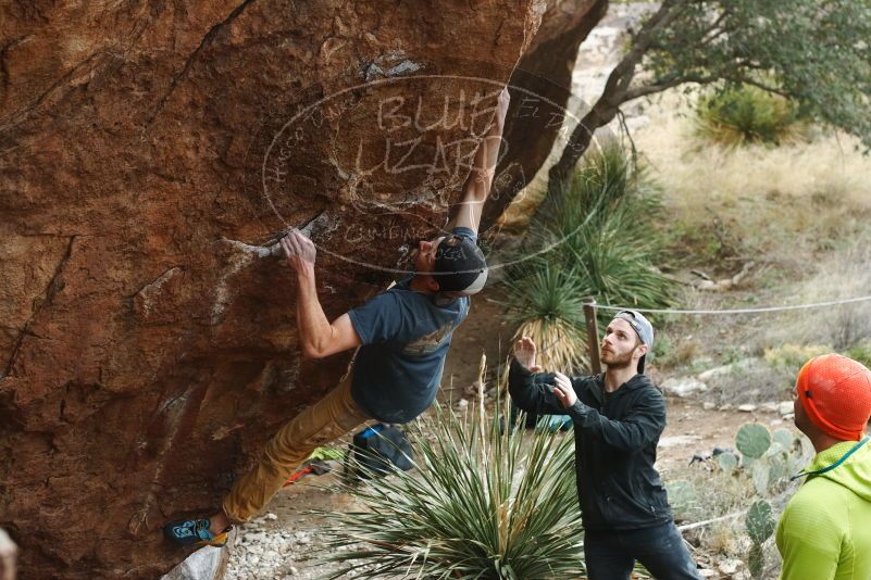 Bouldering in Hueco Tanks on 12/11/2019 with Blue Lizard Climbing and Yoga

Filename: SRM_20191211_1624080.jpg
Aperture: f/4.5
Shutter Speed: 1/250
Body: Canon EOS-1D Mark II
Lens: Canon EF 50mm f/1.8 II