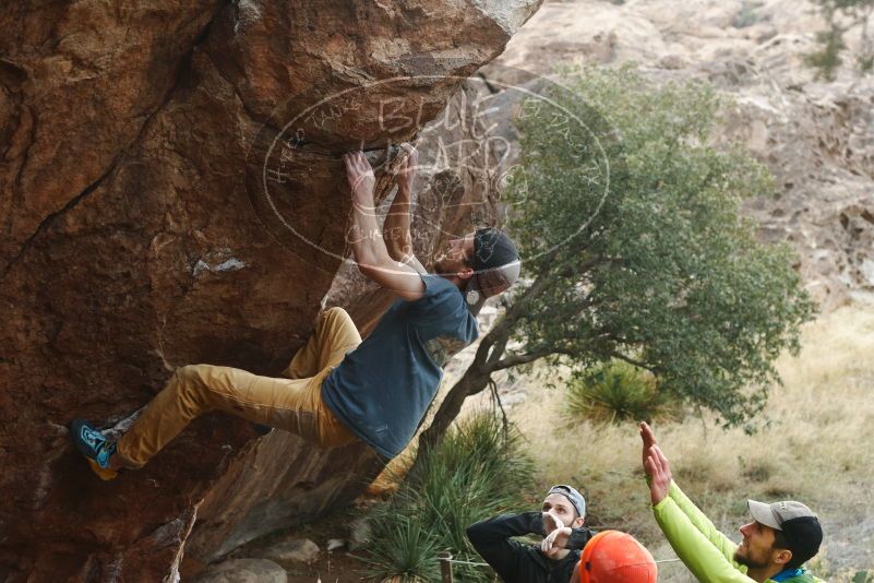 Bouldering in Hueco Tanks on 12/11/2019 with Blue Lizard Climbing and Yoga

Filename: SRM_20191211_1624230.jpg
Aperture: f/4.5
Shutter Speed: 1/400
Body: Canon EOS-1D Mark II
Lens: Canon EF 50mm f/1.8 II
