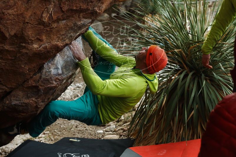 Bouldering in Hueco Tanks on 12/11/2019 with Blue Lizard Climbing and Yoga

Filename: SRM_20191211_1635380.jpg
Aperture: f/4.5
Shutter Speed: 1/320
Body: Canon EOS-1D Mark II
Lens: Canon EF 50mm f/1.8 II