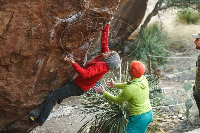 Bouldering in Hueco Tanks on 12/11/2019 with Blue Lizard Climbing and Yoga

Filename: SRM_20191211_1709170.jpg
Aperture: f/2.8
Shutter Speed: 1/400
Body: Canon EOS-1D Mark II
Lens: Canon EF 50mm f/1.8 II