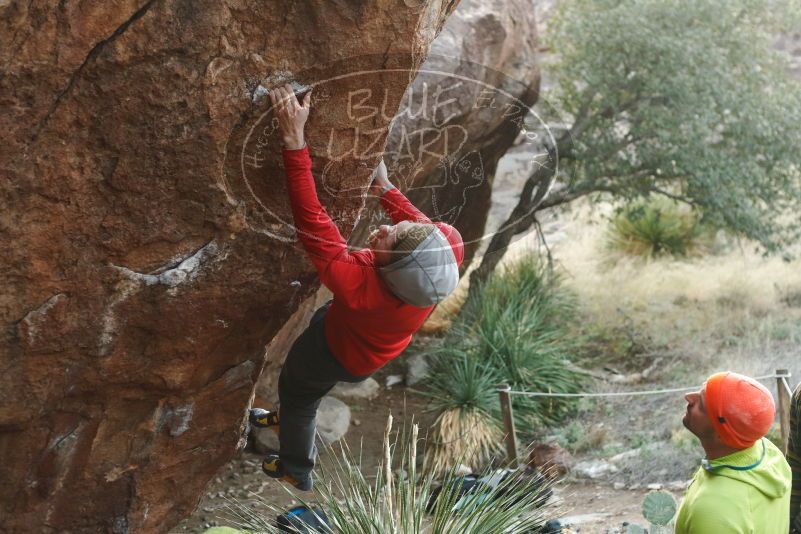 Bouldering in Hueco Tanks on 12/11/2019 with Blue Lizard Climbing and Yoga

Filename: SRM_20191211_1709380.jpg
Aperture: f/3.2
Shutter Speed: 1/400
Body: Canon EOS-1D Mark II
Lens: Canon EF 50mm f/1.8 II