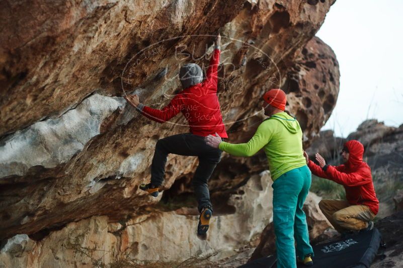 Bouldering in Hueco Tanks on 12/11/2019 with Blue Lizard Climbing and Yoga

Filename: SRM_20191211_1813110.jpg
Aperture: f/2.0
Shutter Speed: 1/250
Body: Canon EOS-1D Mark II
Lens: Canon EF 50mm f/1.8 II