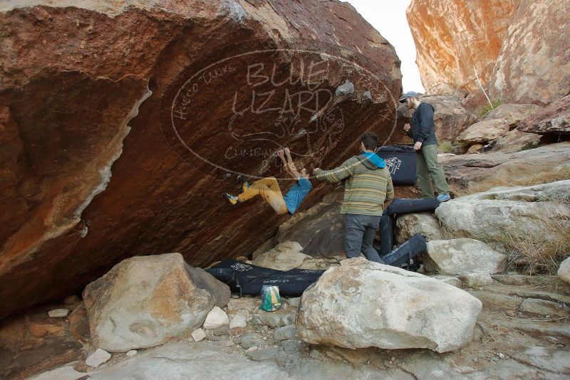 Bouldering in Hueco Tanks on 12/13/2019 with Blue Lizard Climbing and Yoga

Filename: SRM_20191213_1042510.jpg
Aperture: f/5.0
Shutter Speed: 1/250
Body: Canon EOS-1D Mark II
Lens: Canon EF 16-35mm f/2.8 L