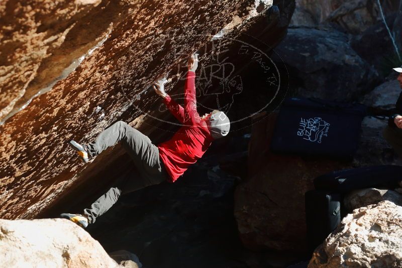 Bouldering in Hueco Tanks on 12/13/2019 with Blue Lizard Climbing and Yoga

Filename: SRM_20191213_1131150.jpg
Aperture: f/4.0
Shutter Speed: 1/250
Body: Canon EOS-1D Mark II
Lens: Canon EF 50mm f/1.8 II