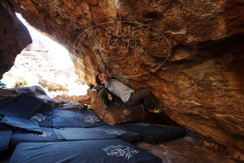 Bouldering in Hueco Tanks on 12/13/2019 with Blue Lizard Climbing and Yoga

Filename: SRM_20191213_1509460.jpg
Aperture: f/4.0
Shutter Speed: 1/250
Body: Canon EOS-1D Mark II
Lens: Canon EF 16-35mm f/2.8 L