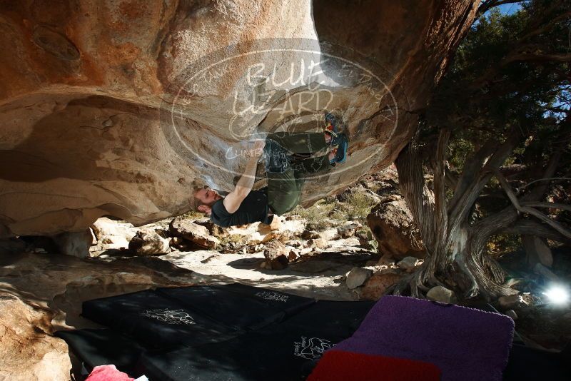 Bouldering in Hueco Tanks on 12/13/2019 with Blue Lizard Climbing and Yoga
Filename: SRM_20191213_1604480.jpg
Aperture: f/7.1
Shutter Speed: 1/250
Body: Canon EOS-1D Mark II
Lens: Canon EF 16-35mm f/2.8 L