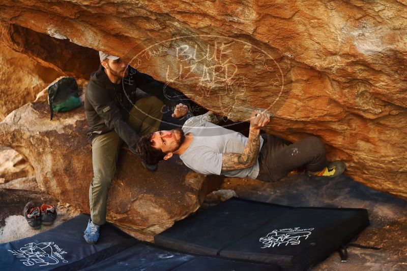Bouldering in Hueco Tanks on 12/13/2019 with Blue Lizard Climbing and Yoga

Filename: SRM_20191213_1643130.jpg
Aperture: f/3.2
Shutter Speed: 1/250
Body: Canon EOS-1D Mark II
Lens: Canon EF 50mm f/1.8 II