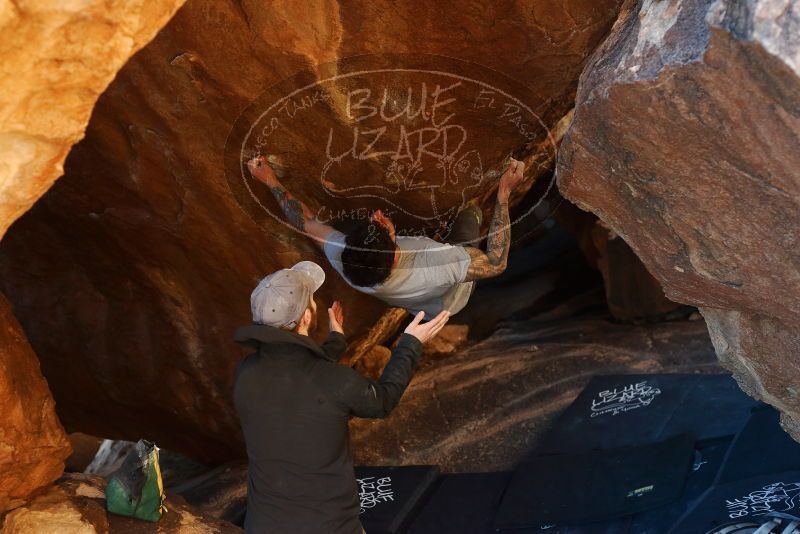 Bouldering in Hueco Tanks on 12/13/2019 with Blue Lizard Climbing and Yoga

Filename: SRM_20191213_1710260.jpg
Aperture: f/3.5
Shutter Speed: 1/250
Body: Canon EOS-1D Mark II
Lens: Canon EF 50mm f/1.8 II