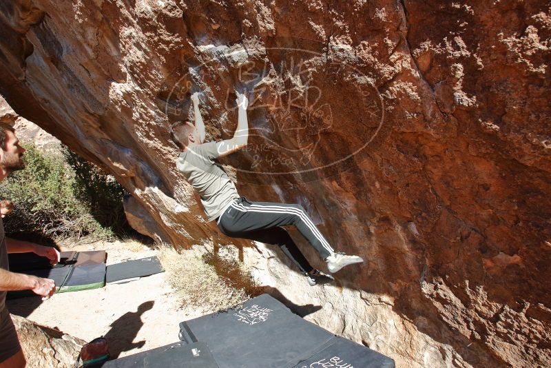 Bouldering in Hueco Tanks on 12/14/2019 with Blue Lizard Climbing and Yoga
Filename: SRM_20191214_1350400.jpg
Aperture: f/7.1
Shutter Speed: 1/500
Body: Canon EOS-1D Mark II
Lens: Canon EF 16-35mm f/2.8 L
