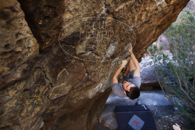 Bouldering in Hueco Tanks on 12/14/2019 with Blue Lizard Climbing and Yoga
Filename: SRM_20191214_1545200.jpg
Aperture: f/3.2
Shutter Speed: 1/250
Body: Canon EOS-1D Mark II
Lens: Canon EF 16-35mm f/2.8 L