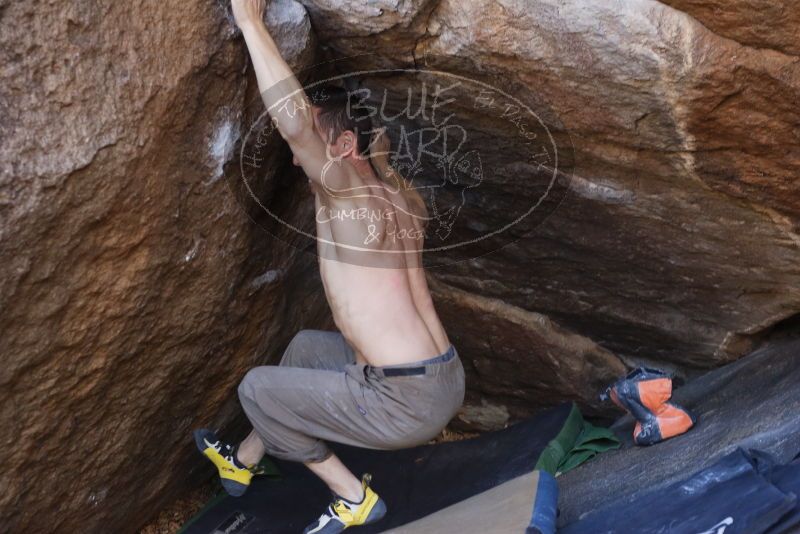 Bouldering in Hueco Tanks on 12/14/2019 with Blue Lizard Climbing and Yoga

Filename: SRM_20191214_1637570.jpg
Aperture: f/4.0
Shutter Speed: 1/250
Body: Canon EOS-1D Mark II
Lens: Canon EF 50mm f/1.8 II