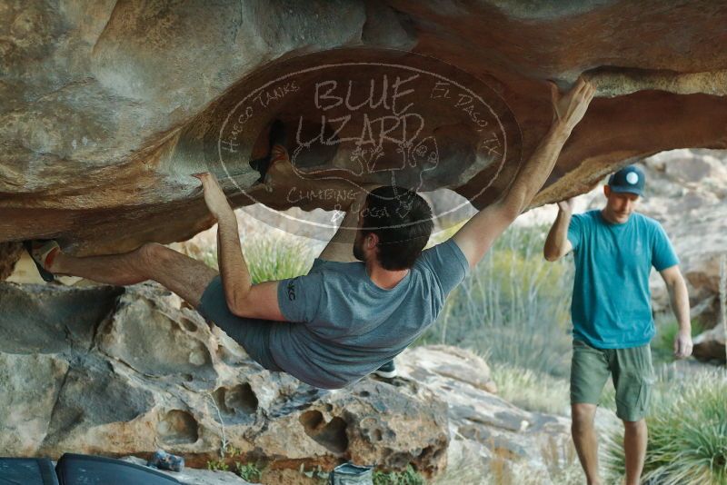 Bouldering in Hueco Tanks on 12/14/2019 with Blue Lizard Climbing and Yoga

Filename: SRM_20191214_1737070.jpg
Aperture: f/4.5
Shutter Speed: 1/250
Body: Canon EOS-1D Mark II
Lens: Canon EF 50mm f/1.8 II