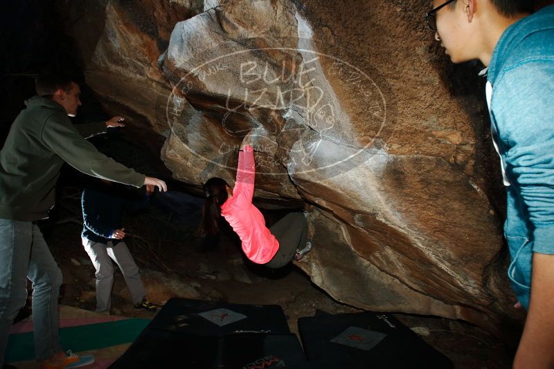 Bouldering in Hueco Tanks on 12/15/2019 with Blue Lizard Climbing and Yoga
Filename: SRM_20191215_1046270.jpg
Aperture: f/8.0
Shutter Speed: 1/250
Body: Canon EOS-1D Mark II
Lens: Canon EF 16-35mm f/2.8 L