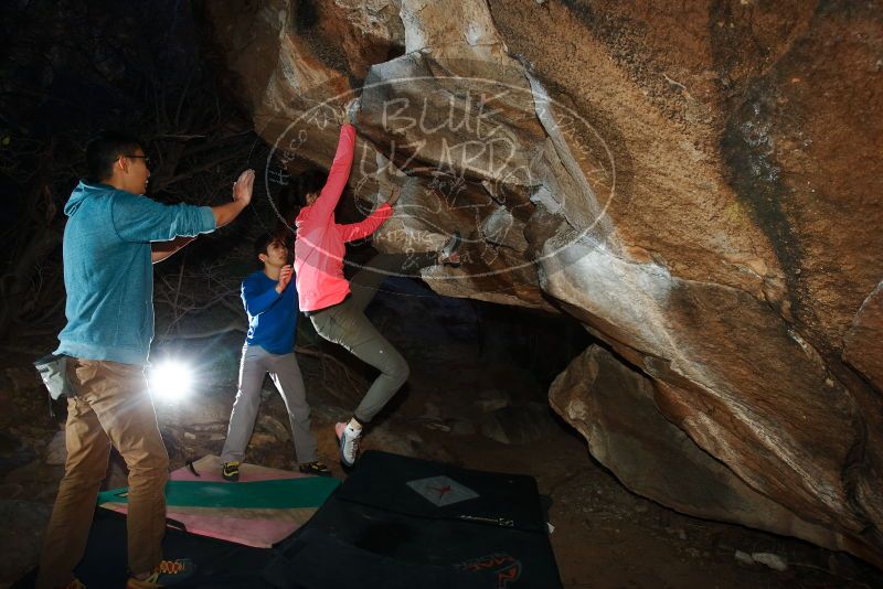 Bouldering in Hueco Tanks on 12/15/2019 with Blue Lizard Climbing and Yoga
Filename: SRM_20191215_1101010.jpg
Aperture: f/8.0
Shutter Speed: 1/250
Body: Canon EOS-1D Mark II
Lens: Canon EF 16-35mm f/2.8 L