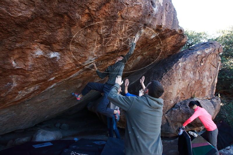 Bouldering in Hueco Tanks on 12/15/2019 with Blue Lizard Climbing and Yoga

Filename: SRM_20191215_1128270.jpg
Aperture: f/7.1
Shutter Speed: 1/250
Body: Canon EOS-1D Mark II
Lens: Canon EF 16-35mm f/2.8 L