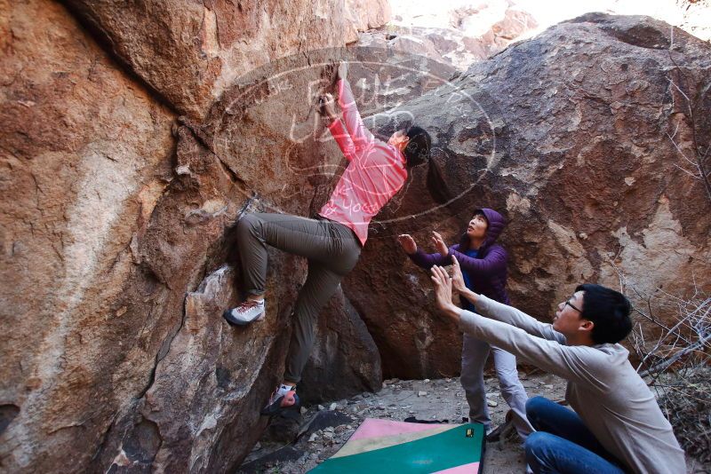 Bouldering in Hueco Tanks on 12/15/2019 with Blue Lizard Climbing and Yoga

Filename: SRM_20191215_1222180.jpg
Aperture: f/4.5
Shutter Speed: 1/200
Body: Canon EOS-1D Mark II
Lens: Canon EF 16-35mm f/2.8 L