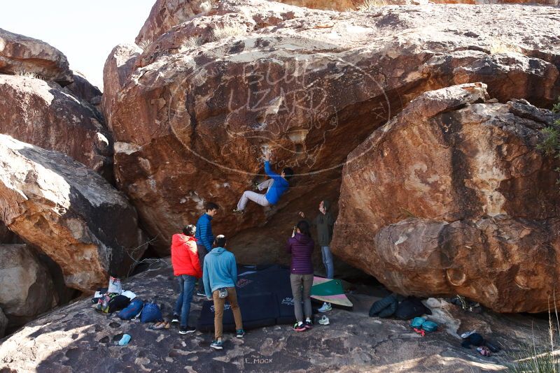 Bouldering in Hueco Tanks on 12/15/2019 with Blue Lizard Climbing and Yoga

Filename: SRM_20191215_1231560.jpg
Aperture: f/5.6
Shutter Speed: 1/320
Body: Canon EOS-1D Mark II
Lens: Canon EF 16-35mm f/2.8 L