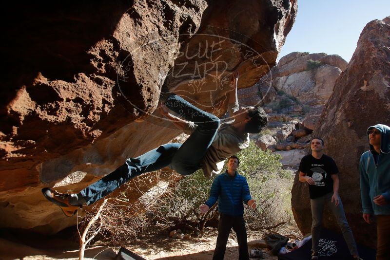 Bouldering in Hueco Tanks on 12/15/2019 with Blue Lizard Climbing and Yoga

Filename: SRM_20191215_1436590.jpg
Aperture: f/4.5
Shutter Speed: 1/400
Body: Canon EOS-1D Mark II
Lens: Canon EF 16-35mm f/2.8 L