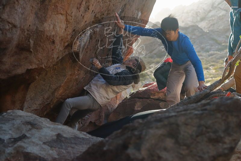 Bouldering in Hueco Tanks on 12/15/2019 with Blue Lizard Climbing and Yoga

Filename: SRM_20191215_1657370.jpg
Aperture: f/4.0
Shutter Speed: 1/250
Body: Canon EOS-1D Mark II
Lens: Canon EF 50mm f/1.8 II