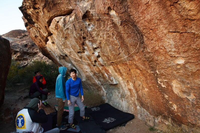 Bouldering in Hueco Tanks on 12/15/2019 with Blue Lizard Climbing and Yoga

Filename: SRM_20191215_1754560.jpg
Aperture: f/5.0
Shutter Speed: 1/250
Body: Canon EOS-1D Mark II
Lens: Canon EF 16-35mm f/2.8 L