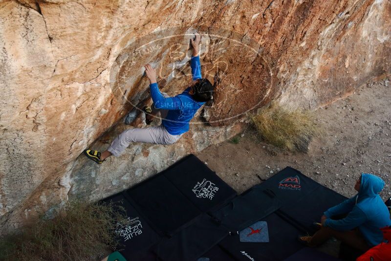 Bouldering in Hueco Tanks on 12/15/2019 with Blue Lizard Climbing and Yoga
Filename: SRM_20191215_1801090.jpg
Aperture: f/4.0
Shutter Speed: 1/250
Body: Canon EOS-1D Mark II
Lens: Canon EF 16-35mm f/2.8 L