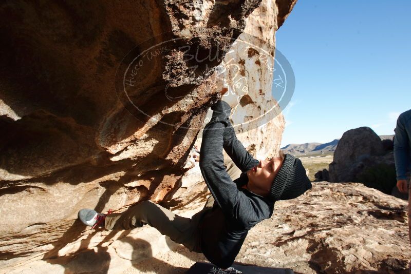 Bouldering in Hueco Tanks on 12/16/2019 with Blue Lizard Climbing and Yoga
Filename: SRM_20191216_1015490.jpg
Aperture: f/8.0
Shutter Speed: 1/250
Body: Canon EOS-1D Mark II
Lens: Canon EF 16-35mm f/2.8 L