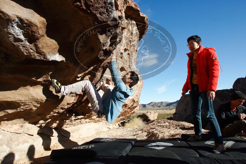 Bouldering in Hueco Tanks on 12/16/2019 with Blue Lizard Climbing and Yoga

Filename: SRM_20191216_1018190.jpg
Aperture: f/8.0
Shutter Speed: 1/400
Body: Canon EOS-1D Mark II
Lens: Canon EF 16-35mm f/2.8 L