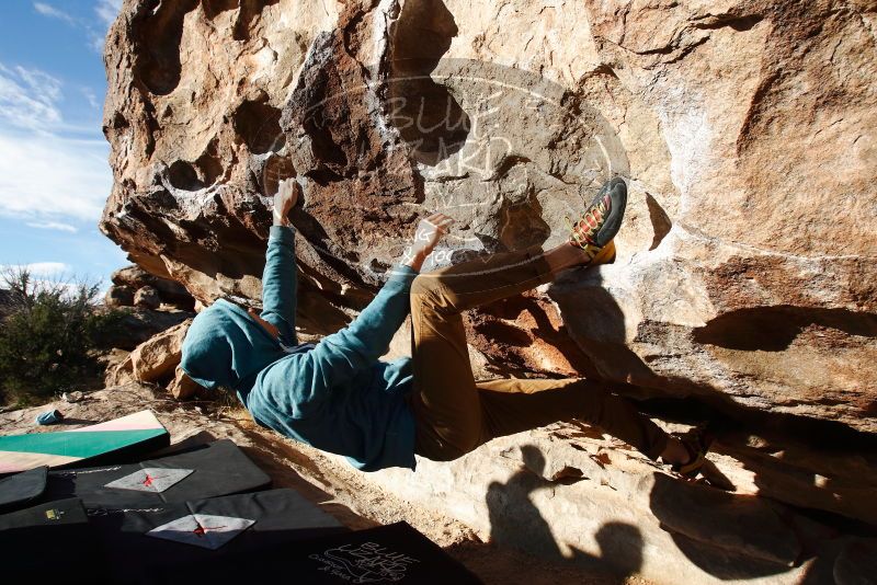 Bouldering in Hueco Tanks on 12/16/2019 with Blue Lizard Climbing and Yoga

Filename: SRM_20191216_1020020.jpg
Aperture: f/8.0
Shutter Speed: 1/400
Body: Canon EOS-1D Mark II
Lens: Canon EF 16-35mm f/2.8 L