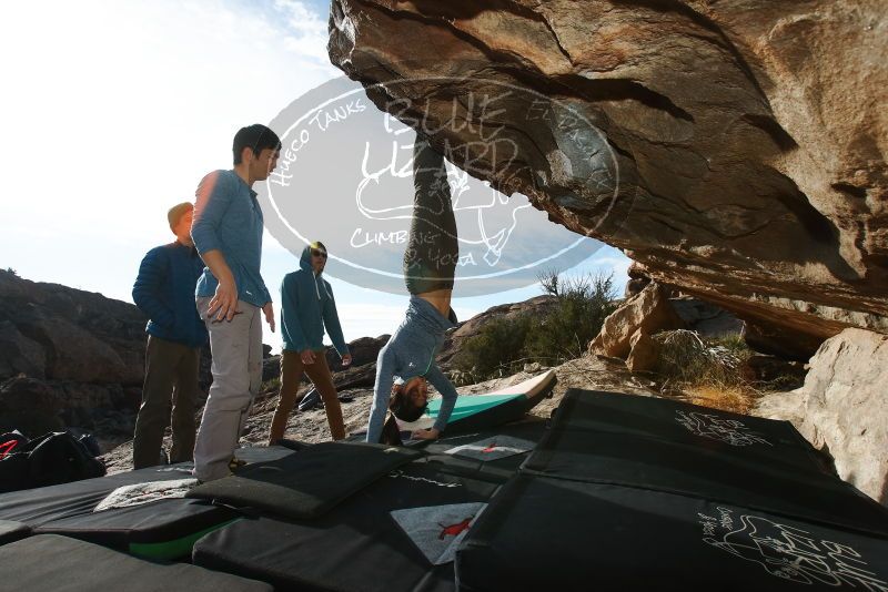 Bouldering in Hueco Tanks on 12/16/2019 with Blue Lizard Climbing and Yoga

Filename: SRM_20191216_1034150.jpg
Aperture: f/8.0
Shutter Speed: 1/250
Body: Canon EOS-1D Mark II
Lens: Canon EF 16-35mm f/2.8 L