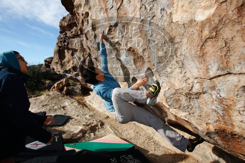 Bouldering in Hueco Tanks on 12/16/2019 with Blue Lizard Climbing and Yoga

Filename: SRM_20191216_1051470.jpg
Aperture: f/8.0
Shutter Speed: 1/250
Body: Canon EOS-1D Mark II
Lens: Canon EF 16-35mm f/2.8 L