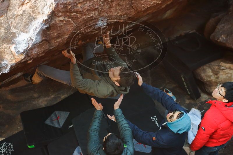 Bouldering in Hueco Tanks on 12/16/2019 with Blue Lizard Climbing and Yoga
Filename: SRM_20191216_1206520.jpg
Aperture: f/3.5
Shutter Speed: 1/250
Body: Canon EOS-1D Mark II
Lens: Canon EF 50mm f/1.8 II