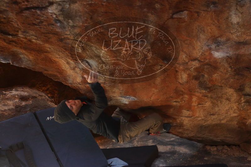 Bouldering in Hueco Tanks on 12/16/2019 with Blue Lizard Climbing and Yoga

Filename: SRM_20191216_1214490.jpg
Aperture: f/2.8
Shutter Speed: 1/250
Body: Canon EOS-1D Mark II
Lens: Canon EF 50mm f/1.8 II