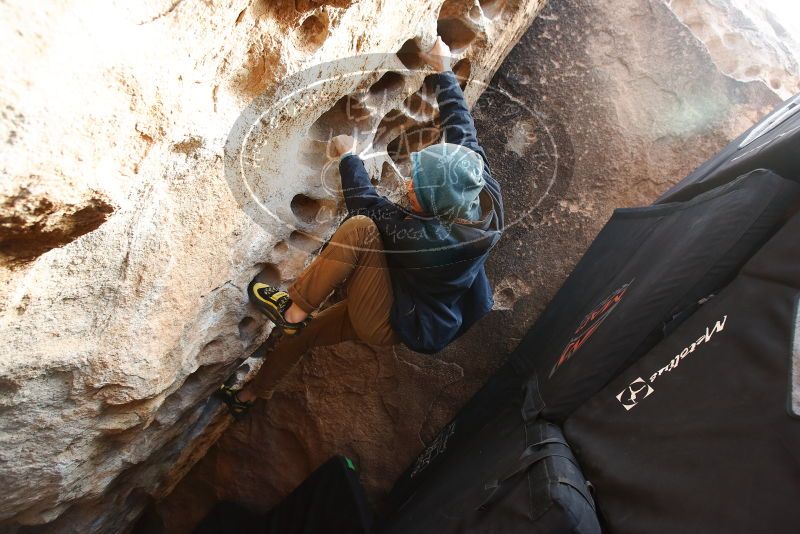 Bouldering in Hueco Tanks on 12/16/2019 with Blue Lizard Climbing and Yoga

Filename: SRM_20191216_1537310.jpg
Aperture: f/4.5
Shutter Speed: 1/250
Body: Canon EOS-1D Mark II
Lens: Canon EF 16-35mm f/2.8 L