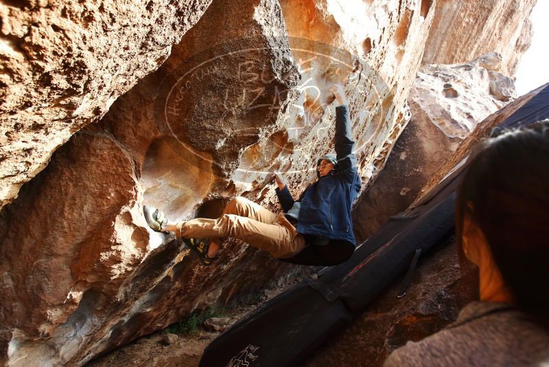 Bouldering in Hueco Tanks on 12/16/2019 with Blue Lizard Climbing and Yoga

Filename: SRM_20191216_1621470.jpg
Aperture: f/4.5
Shutter Speed: 1/250
Body: Canon EOS-1D Mark II
Lens: Canon EF 16-35mm f/2.8 L