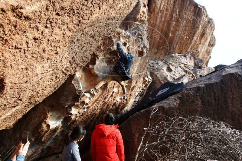 Bouldering in Hueco Tanks on 12/16/2019 with Blue Lizard Climbing and Yoga

Filename: SRM_20191216_1622120.jpg
Aperture: f/6.3
Shutter Speed: 1/250
Body: Canon EOS-1D Mark II
Lens: Canon EF 16-35mm f/2.8 L