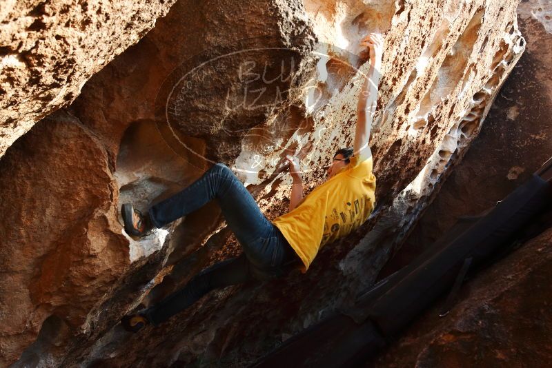 Bouldering in Hueco Tanks on 12/16/2019 with Blue Lizard Climbing and Yoga

Filename: SRM_20191216_1624460.jpg
Aperture: f/5.6
Shutter Speed: 1/250
Body: Canon EOS-1D Mark II
Lens: Canon EF 16-35mm f/2.8 L