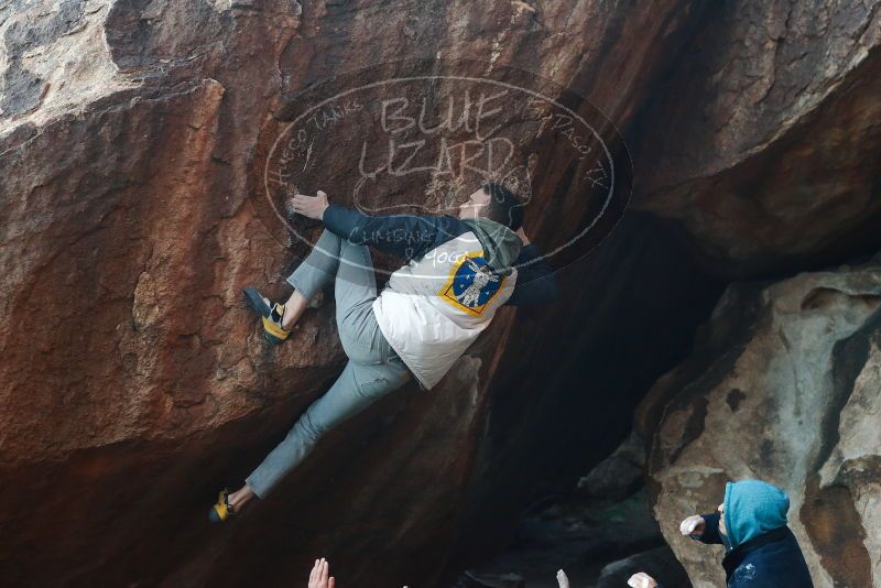 Bouldering in Hueco Tanks on 12/16/2019 with Blue Lizard Climbing and Yoga

Filename: SRM_20191216_1757230.jpg
Aperture: f/3.5
Shutter Speed: 1/250
Body: Canon EOS-1D Mark II
Lens: Canon EF 50mm f/1.8 II