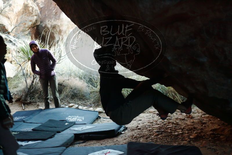 Bouldering in Hueco Tanks on 12/16/2019 with Blue Lizard Climbing and Yoga

Filename: SRM_20191216_1801170.jpg
Aperture: f/2.0
Shutter Speed: 1/250
Body: Canon EOS-1D Mark II
Lens: Canon EF 50mm f/1.8 II