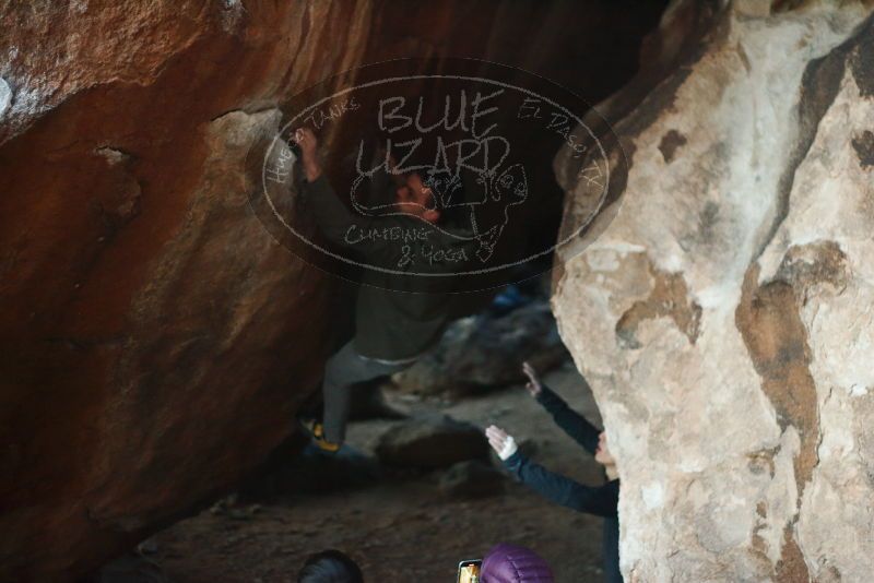 Bouldering in Hueco Tanks on 12/16/2019 with Blue Lizard Climbing and Yoga

Filename: SRM_20191216_1807530.jpg
Aperture: f/2.0
Shutter Speed: 1/250
Body: Canon EOS-1D Mark II
Lens: Canon EF 50mm f/1.8 II