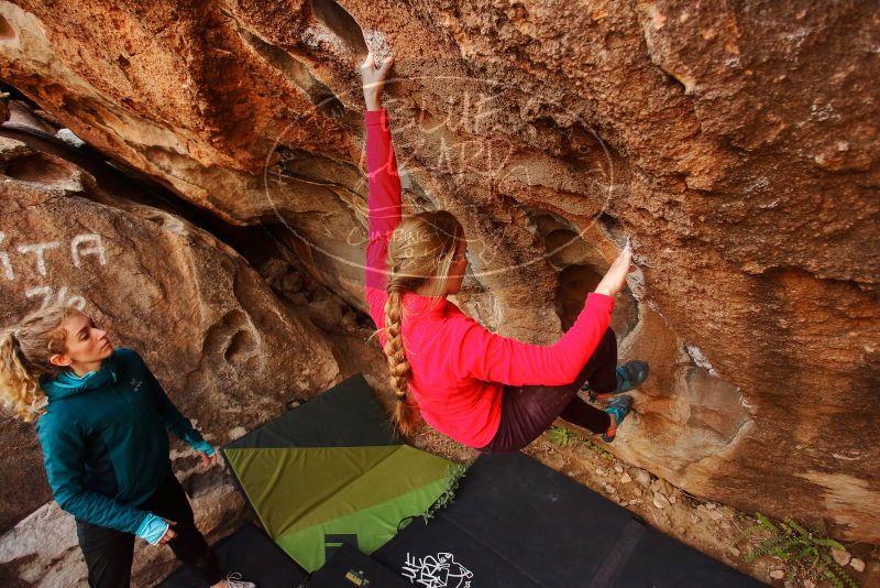 Bouldering in Hueco Tanks on 12/19/2019 with Blue Lizard Climbing and Yoga
Filename: SRM_20191219_1150080.jpg
Aperture: f/4.0
Shutter Speed: 1/250
Body: Canon EOS-1D Mark II
Lens: Canon EF 16-35mm f/2.8 L