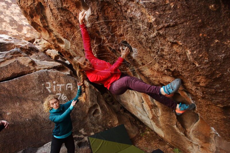 Bouldering in Hueco Tanks on 12/19/2019 with Blue Lizard Climbing and Yoga
Filename: SRM_20191219_1150150.jpg
Aperture: f/4.0
Shutter Speed: 1/250
Body: Canon EOS-1D Mark II
Lens: Canon EF 16-35mm f/2.8 L