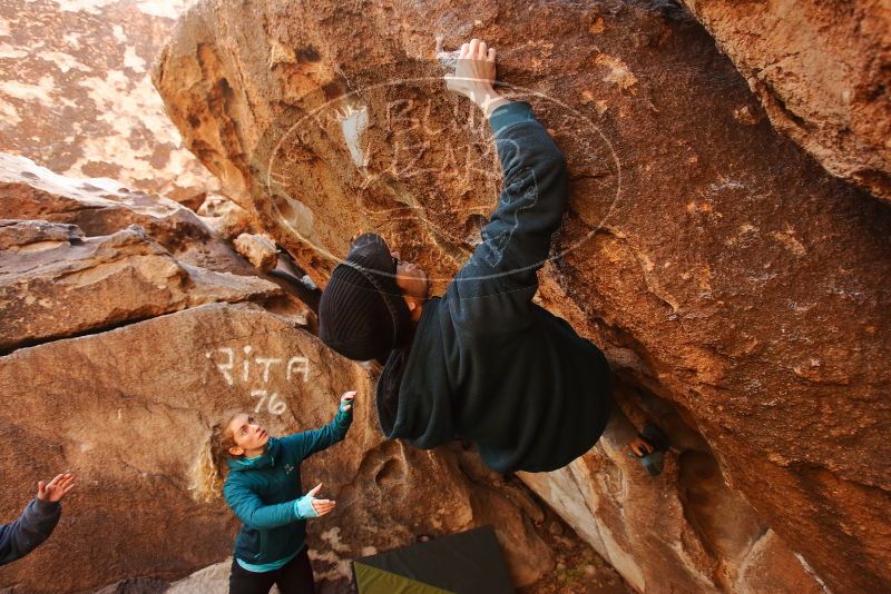 Bouldering in Hueco Tanks on 12/19/2019 with Blue Lizard Climbing and Yoga

Filename: SRM_20191219_1154221.jpg
Aperture: f/4.5
Shutter Speed: 1/250
Body: Canon EOS-1D Mark II
Lens: Canon EF 16-35mm f/2.8 L