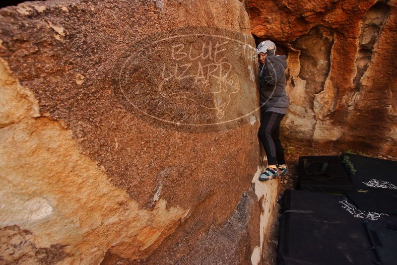 Bouldering in Hueco Tanks on 12/19/2019 with Blue Lizard Climbing and Yoga

Filename: SRM_20191219_1156040.jpg
Aperture: f/5.0
Shutter Speed: 1/250
Body: Canon EOS-1D Mark II
Lens: Canon EF 16-35mm f/2.8 L