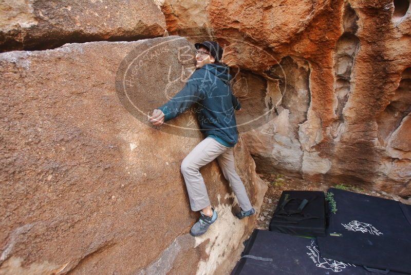 Bouldering in Hueco Tanks on 12/19/2019 with Blue Lizard Climbing and Yoga
Filename: SRM_20191219_1159280.jpg
Aperture: f/4.0
Shutter Speed: 1/200
Body: Canon EOS-1D Mark II
Lens: Canon EF 16-35mm f/2.8 L