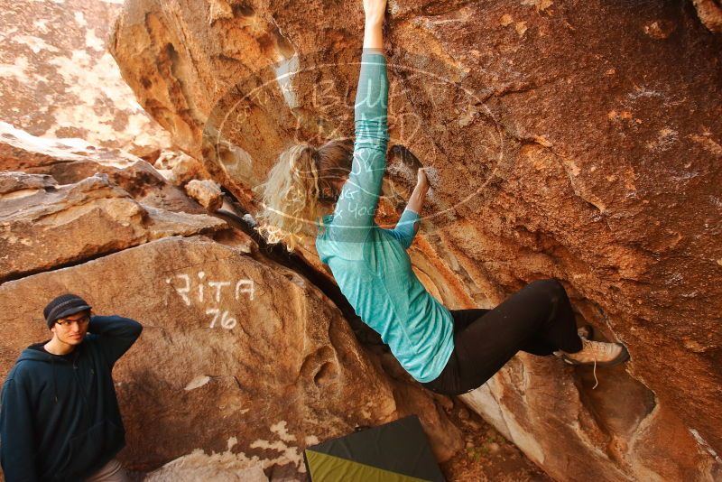 Bouldering in Hueco Tanks on 12/19/2019 with Blue Lizard Climbing and Yoga
Filename: SRM_20191219_1208230.jpg
Aperture: f/5.0
Shutter Speed: 1/250
Body: Canon EOS-1D Mark II
Lens: Canon EF 16-35mm f/2.8 L