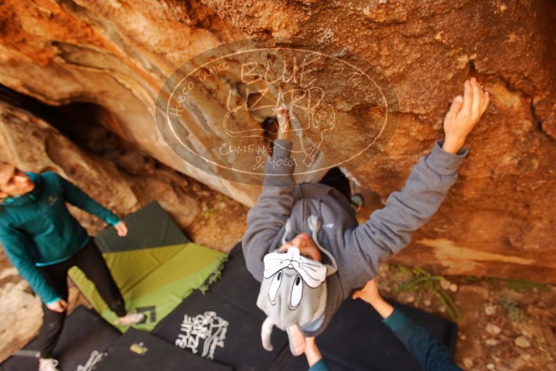 Bouldering in Hueco Tanks on 12/19/2019 with Blue Lizard Climbing and Yoga

Filename: SRM_20191219_1212430.jpg
Aperture: f/4.0
Shutter Speed: 1/250
Body: Canon EOS-1D Mark II
Lens: Canon EF 16-35mm f/2.8 L
